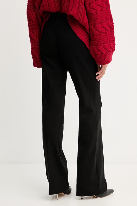 Twinset spodnie damskie kolor czarny proste high waist 252TP2602 - zdjęcie produktu nr 2
