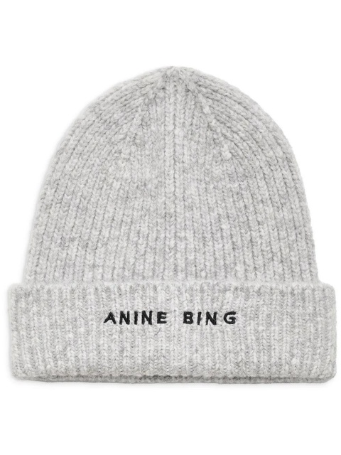 ANINE BING Elia Beanie - Grey - zdjęcie produktu nr 1