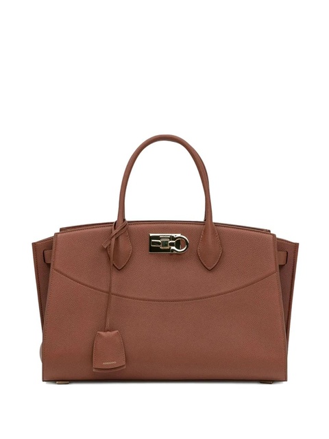 Ferragamo Ferragamo Studio leather tote bag - Brown - zdjęcie produktu nr 1
