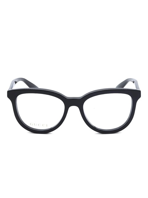 Gucci Eyewear Gucci Eyeglasses Square Full Rim, Black Frame and Clear Demo Lenses Lens GG1687O001 - zdjęcie produktu nr 1