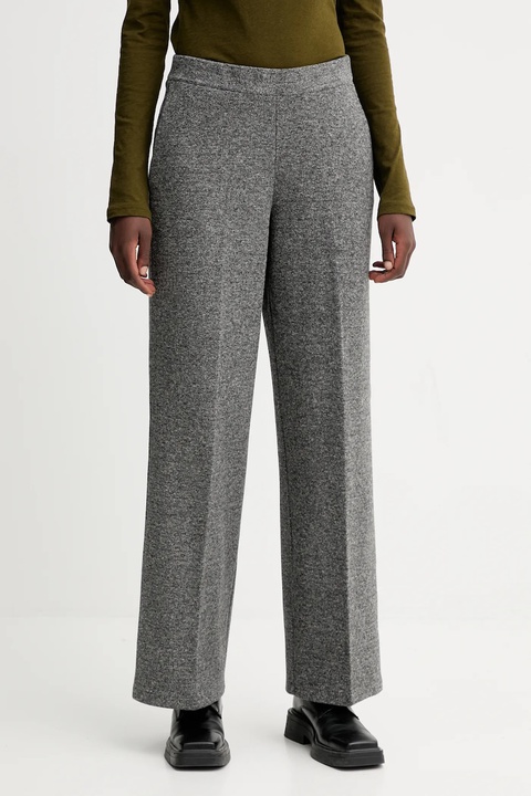Marc O'Polo spodnie damskie kolor szary proste high waist M09304419053 - zdjęcie produktu nr 1