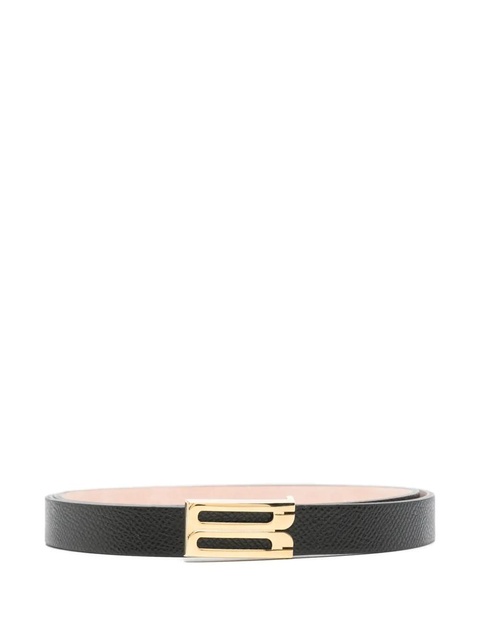 Victoria Beckham small grained-leather belt - Black - zdjęcie produktu nr 2
