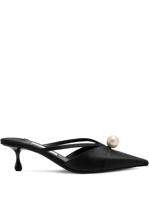 Jimmy Choo 50mm Sana mules - Black - zdjęcie produktu nr 2