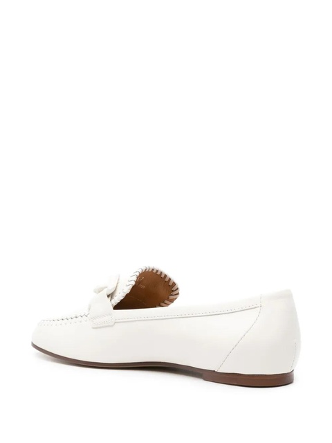 Tod's Kate leather loafers - White - zdjęcie produktu nr 1