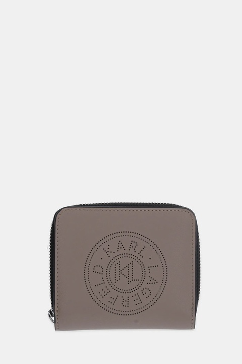 Karl Lagerfeld portfel damski kolor szary A1W32084 - zdjęcie produktu nr 1