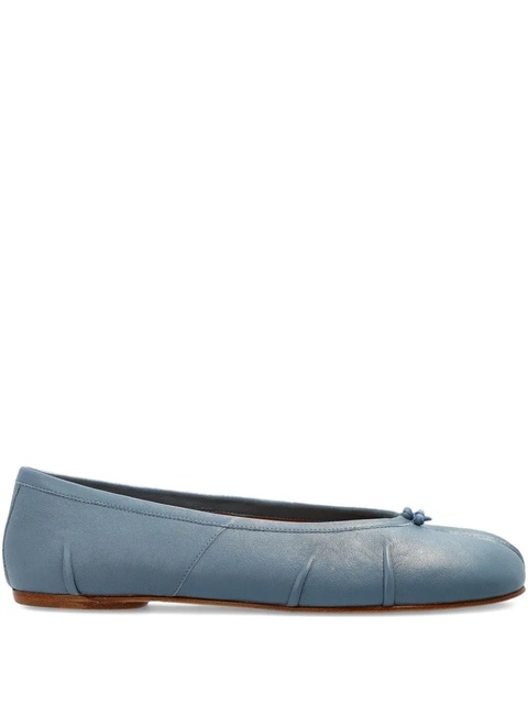 Maison Margiela Tabi knot-detail ballet flats - Blue - zdjęcie produktu nr 1