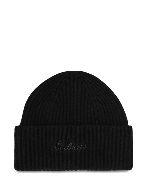 MC2 Saint Barth embroidered beanie - Black - zdjęcie produktu nr 2