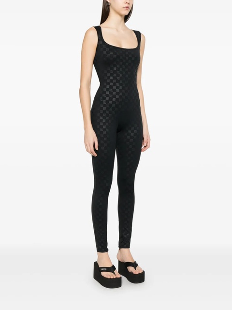 MISBHV monogram-print jumpsuit - Black - zdjęcie produktu nr 2