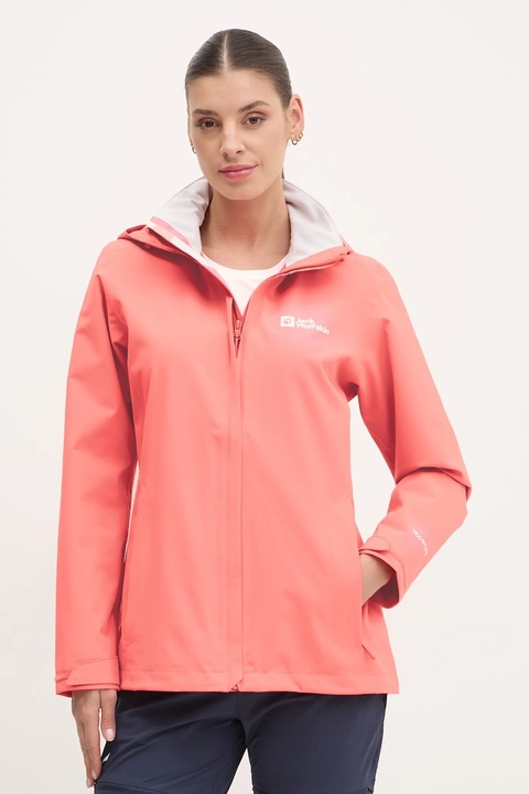 Jack Wolfskin kurtka outdoorowa Trailtime 2L kolor pomarańczowy A63902 - zdjęcie produktu nr 1