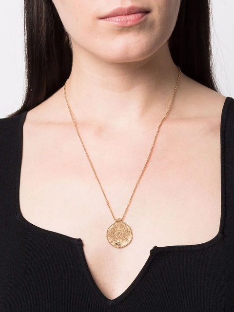 Maje Zodiac medal necklace - Gold - zdjęcie produktu nr 1