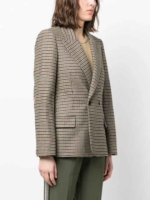 Zadig&Voltaire star-patch double-breasted blazer - Neutrals - zdjęcie produktu nr 1