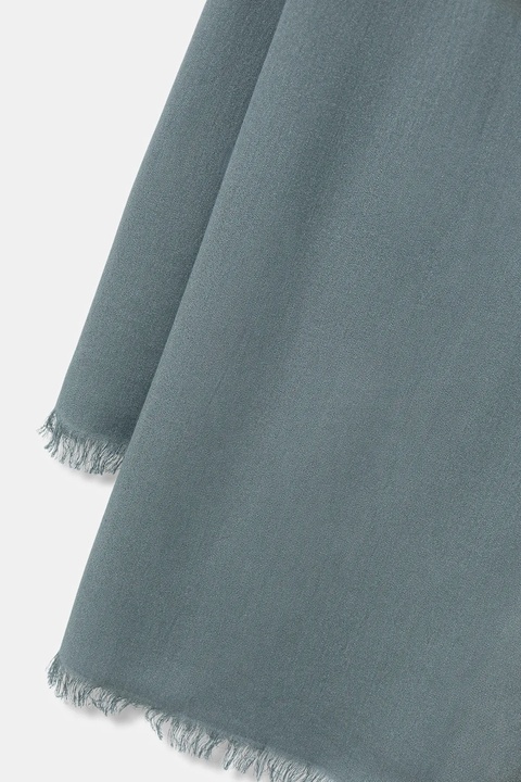 Sisley szal damski kolor zielony gładki 6HIKWU024 - zdjęcie produktu nr 1