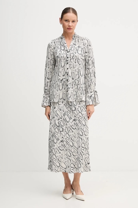 Marc Aurel koszula damska kolor czarny relaxed ze stójką 6339-1001-93494 - zdjęcie produktu nr 1