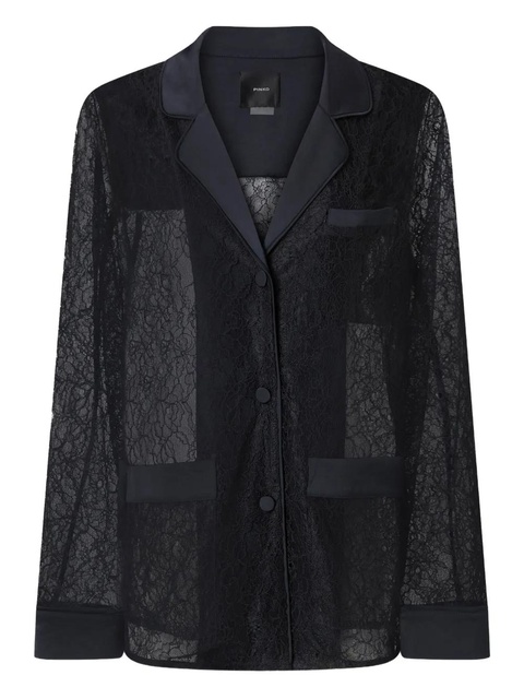 PINKO lace-panelled jacket - Black - zdjęcie produktu nr 1