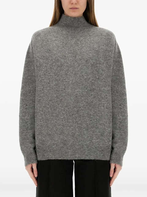 Alysi funnel neck sweater - Grey - zdjęcie produktu nr 1