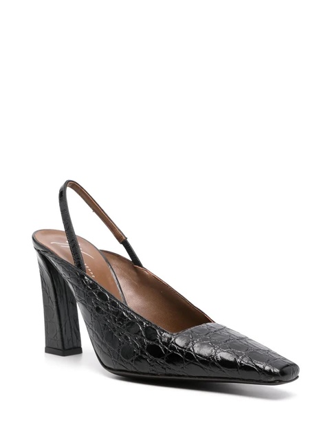 Giuseppe Zanotti 90mm Brendha Sabot pumps - Black - zdjęcie produktu nr 2