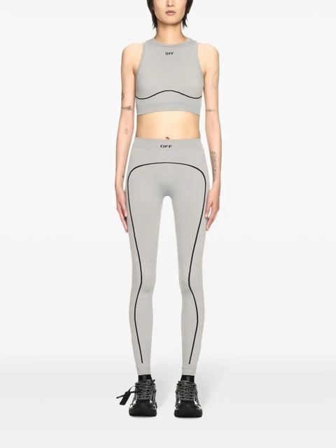Off-White Off Stamp leggings - Grey - zdjęcie produktu nr 2