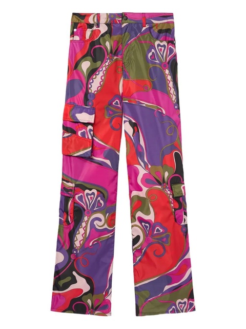 PUCCI orchidée print cargo trousers - Purple - zdjęcie produktu nr 1