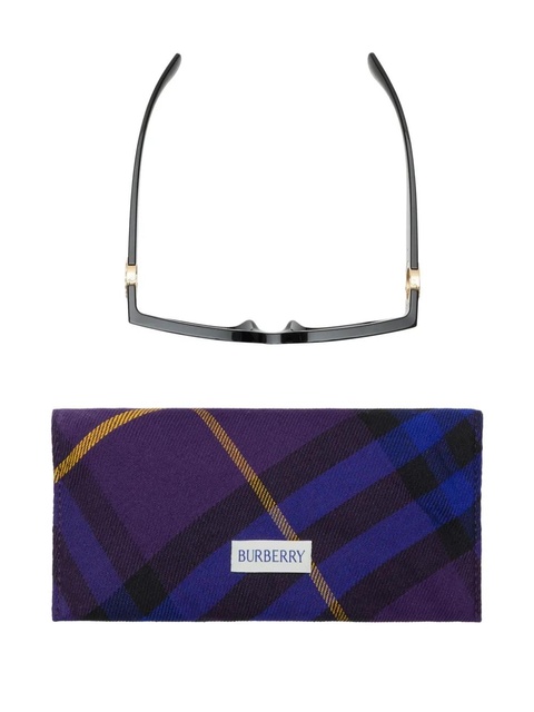 Burberry Eyewear EKD rectangular sunglasses - Black - zdjęcie produktu nr 2