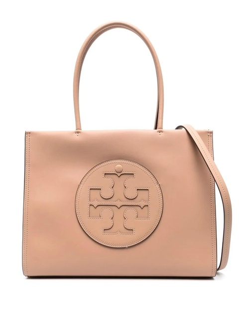 Tory Burch Camel synthetic leather Ella Bio small shopping bag - Neutrals - zdjęcie produktu nr 1