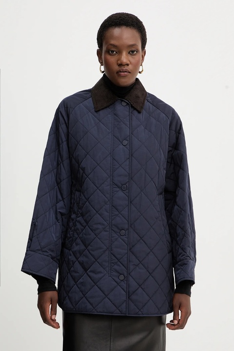 Weekend Max Mara kurtka PEPATO kolor granatowy przejściowa oversize 2525496102600 - zdjęcie produktu nr 2