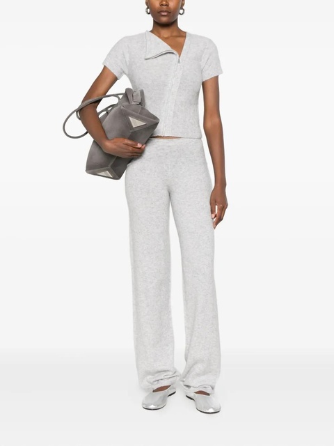 Aya Muse cashmere-blend trousers - Grey - zdjęcie produktu nr 2