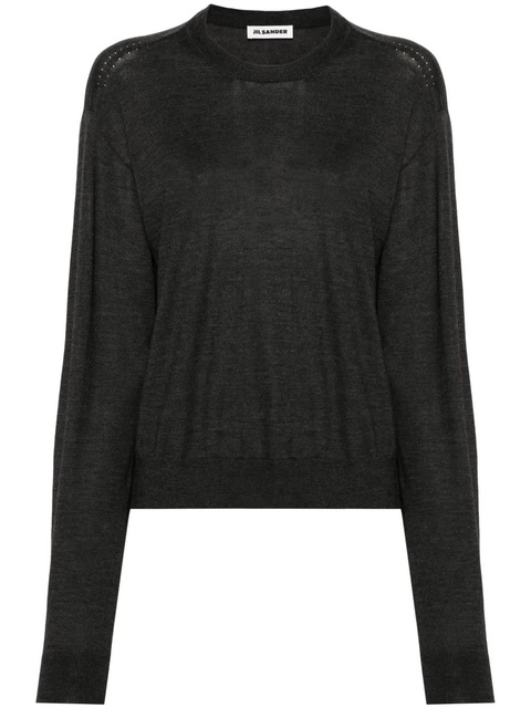 Jil Sander fine-knit jumper - Grey - zdjęcie produktu nr 1