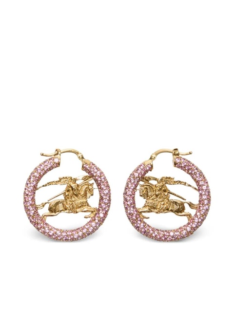Burberry Equestrian Knight hoop earrings - Gold - zdjęcie produktu nr 1