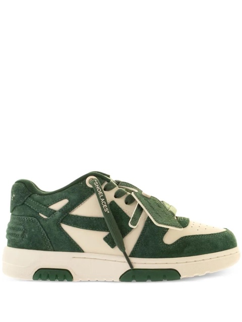 Off-White suede out of office trainers - Green - zdjęcie produktu nr 1