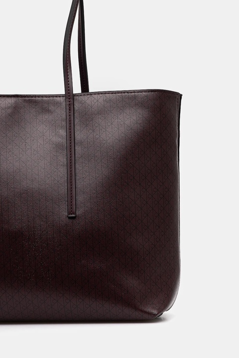 Calvin Klein torebka kolor brązowy LV04F3266G - zdjęcie produktu nr 2