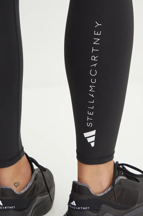 adidas by Stella McCartney legginsy treningowe TrueStrenght kolor czarny z nadrukiem IW6376 - zdjęcie produktu nr 2