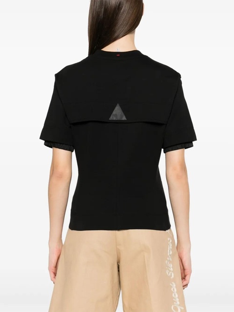 Moncler Grenoble logo-patch cotton T-shirt - Black - zdjęcie produktu nr 2