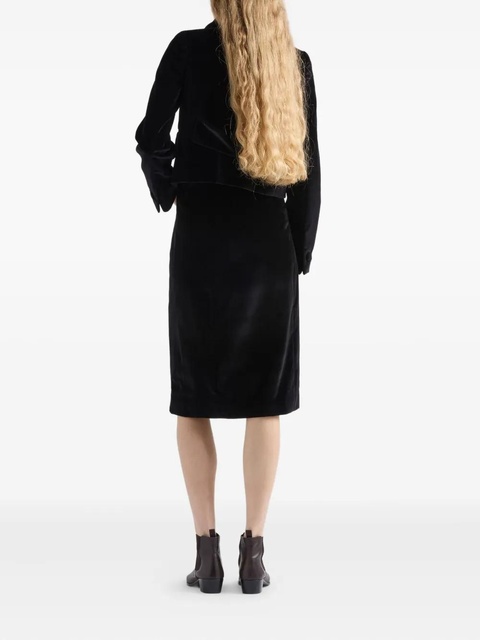 Prada flap-pocket detachable-collar jacket - Black - zdjęcie produktu nr 2