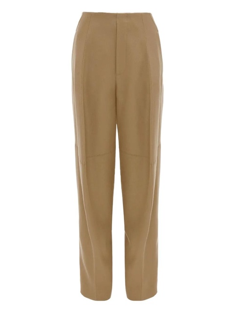 Victoria Beckham pleated panel trousers - Neutrals - zdjęcie produktu nr 1