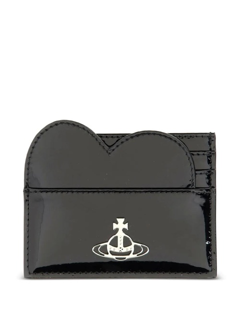 Vivienne Westwood heart card holder - Black - zdjęcie produktu nr 1