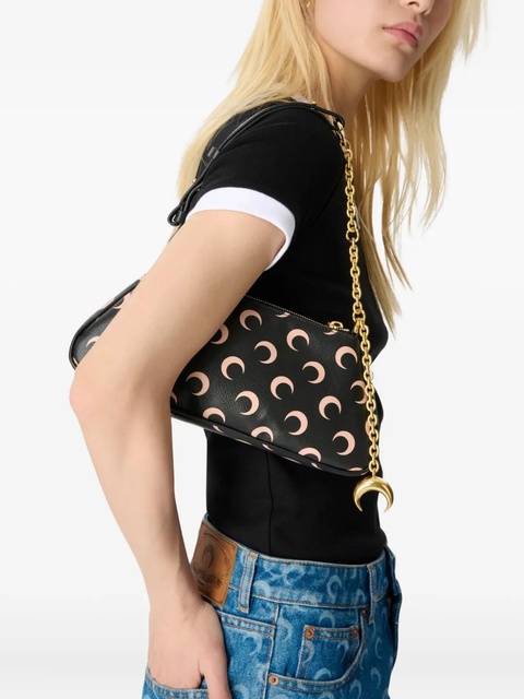 Marine Serre canvas clutch bag - Black - zdjęcie produktu nr 1