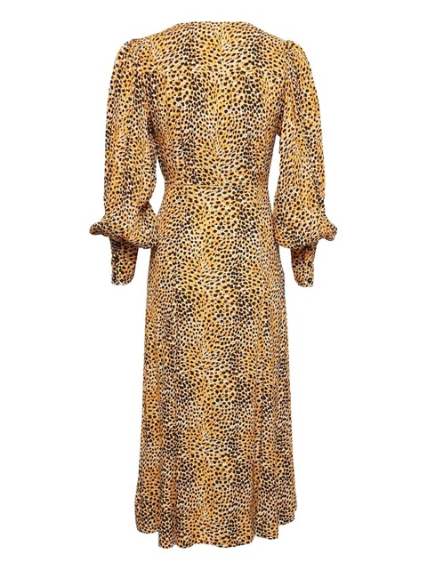 GANNI pre-owned animal-print midi dress - Neutrals - zdjęcie produktu nr 2