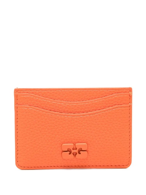 GANNI logo-appliqué cardholder - Orange - zdjęcie produktu nr 2