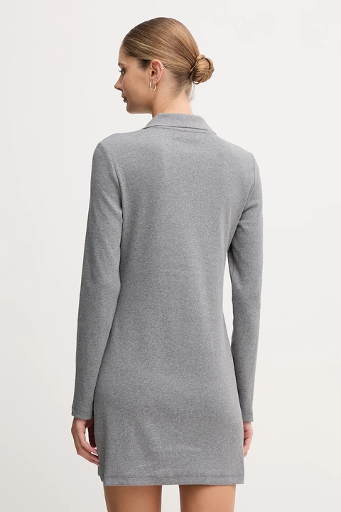 Calvin Klein Jeans sukienka kolor szary mini rozkloszowana LV047D214G - zdjęcie produktu nr 2