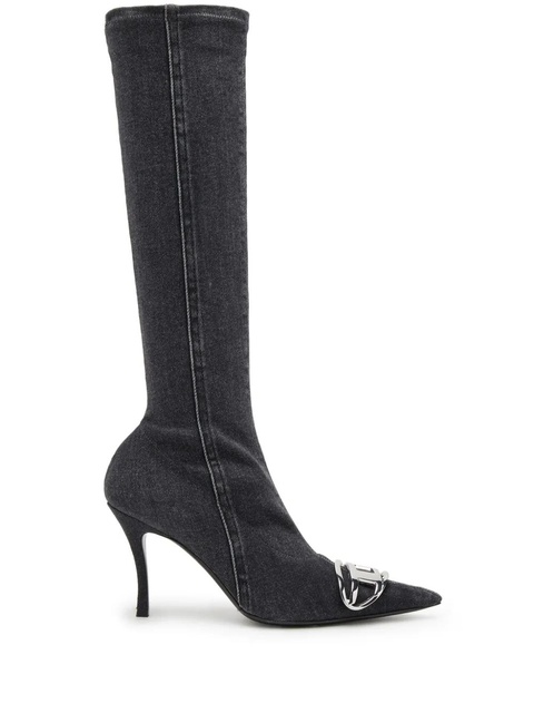 Diesel D-Venus knee-length boots - Black - zdjęcie produktu nr 1
