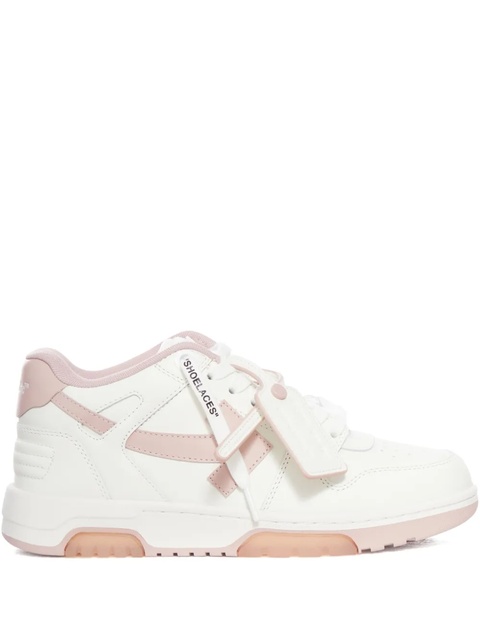 Off-White lace-up panelled leather sneakers - zdjęcie produktu nr 1