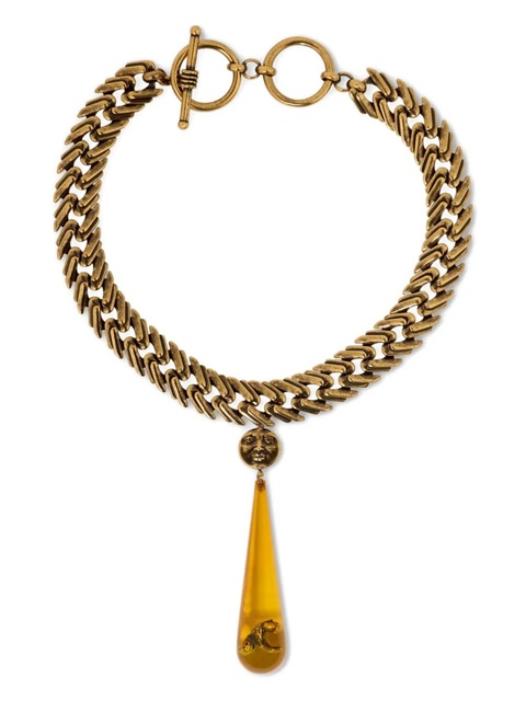 ETRO droplet paisley bee necklace - Gold - zdjęcie produktu nr 1