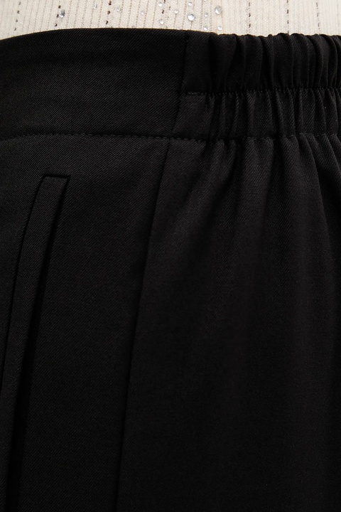 Marella spodnie Emme by Marella damskie kolor czarny proste high waist 2525136141200 - zdjęcie produktu nr 2