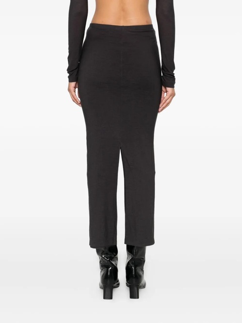 Nanushka low-rise split midi skirt - Grey - zdjęcie produktu nr 2