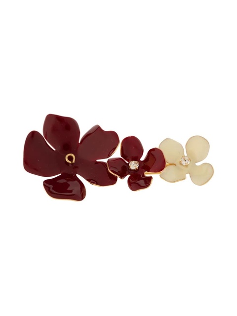 Marni crystal-embellished floral brooch - Red - zdjęcie produktu nr 1