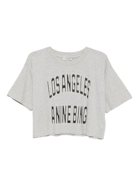 ANINE BING Los Angeles T-shirt - Grey - zdjęcie produktu nr 1
