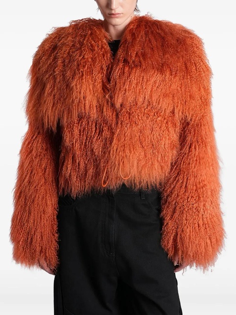 The Attico fur coat - Orange - zdjęcie produktu nr 1