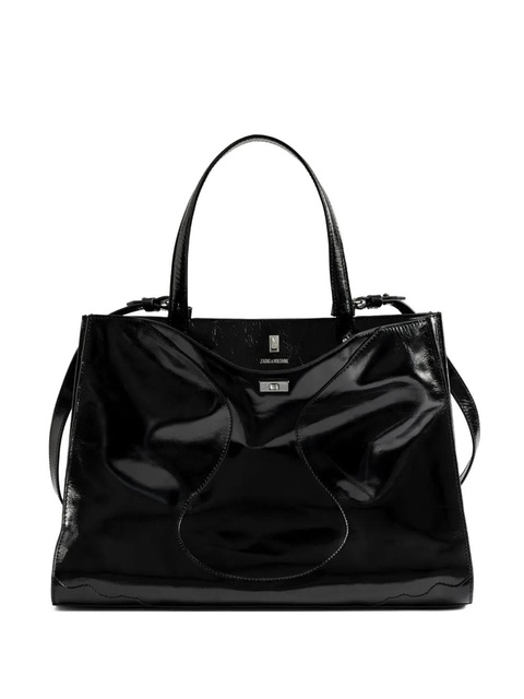 Zadig&Voltaire Jack Vintage patent-leather tote bag - Black - zdjęcie produktu nr 1