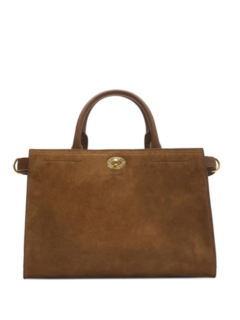Burberry Cotswolds suede small tote bag - Brown - zdjęcie produktu nr 1