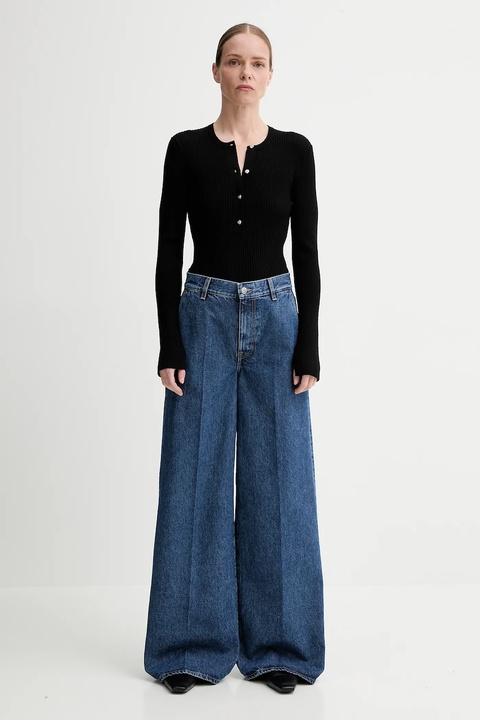 Filippa K sweter damski kolor czarny lekki 31455.FK - zdjęcie produktu nr 2